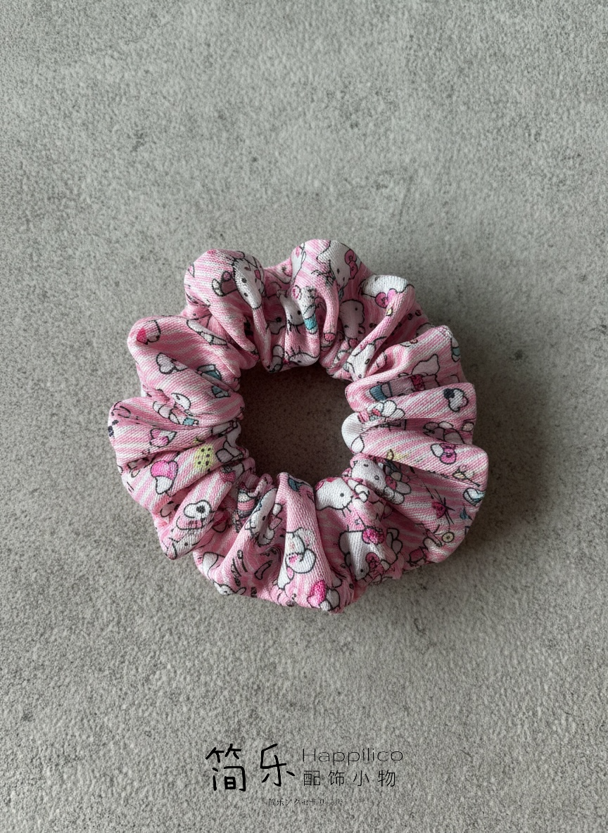 Kawaii character scrunchy