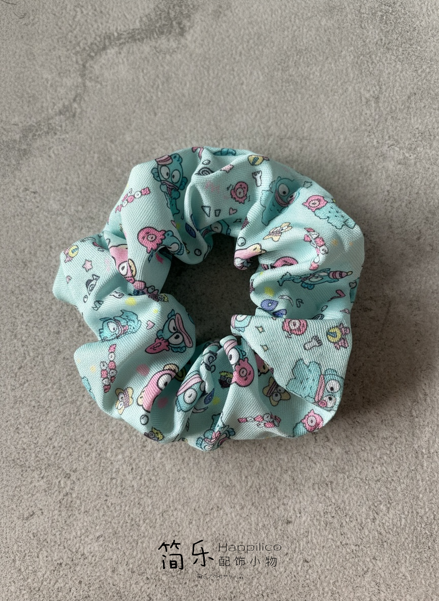 Kawaii character scrunchy