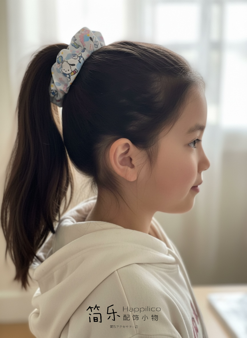 Kawaii character scrunchy