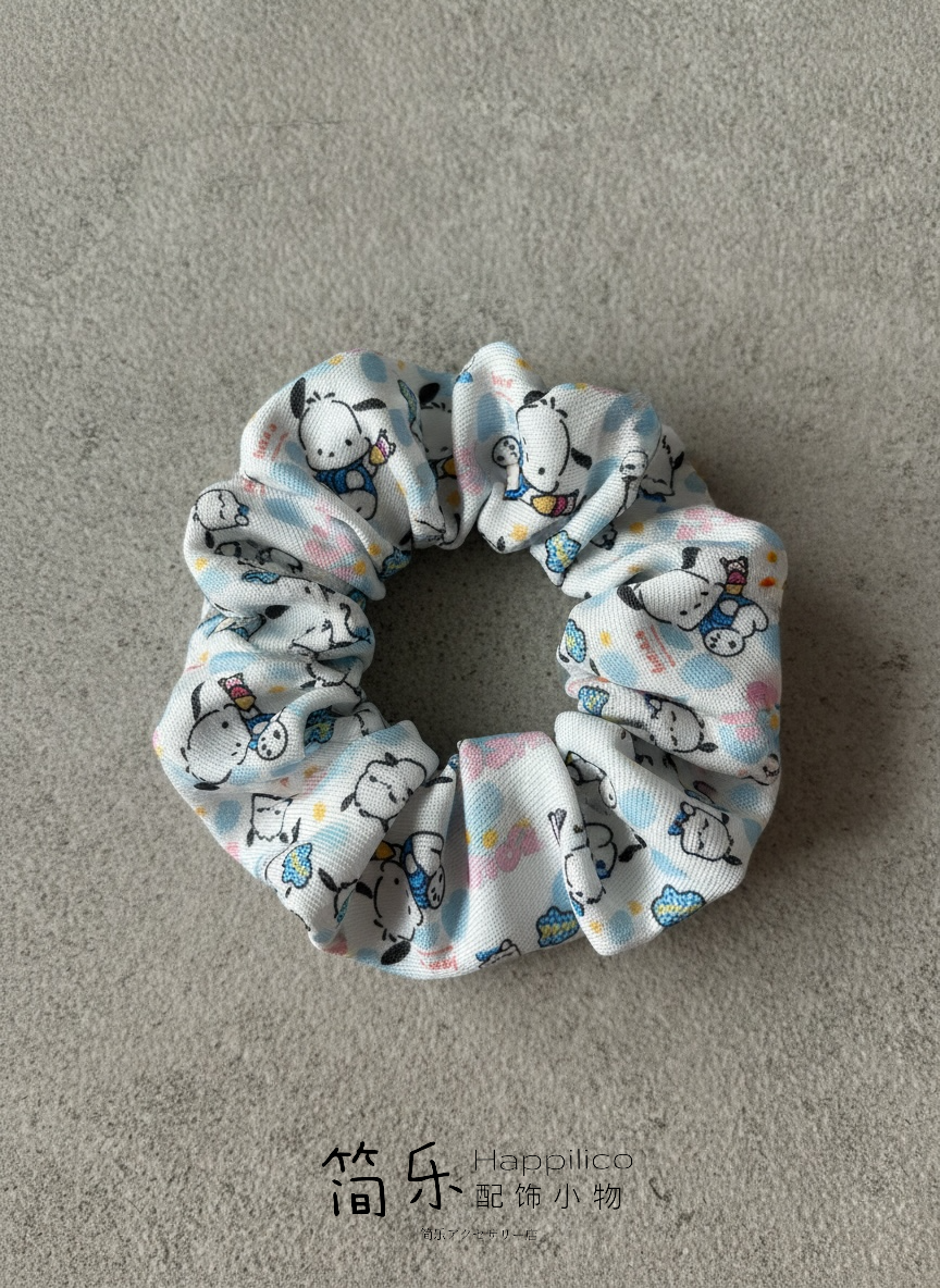 Kawaii character scrunchy