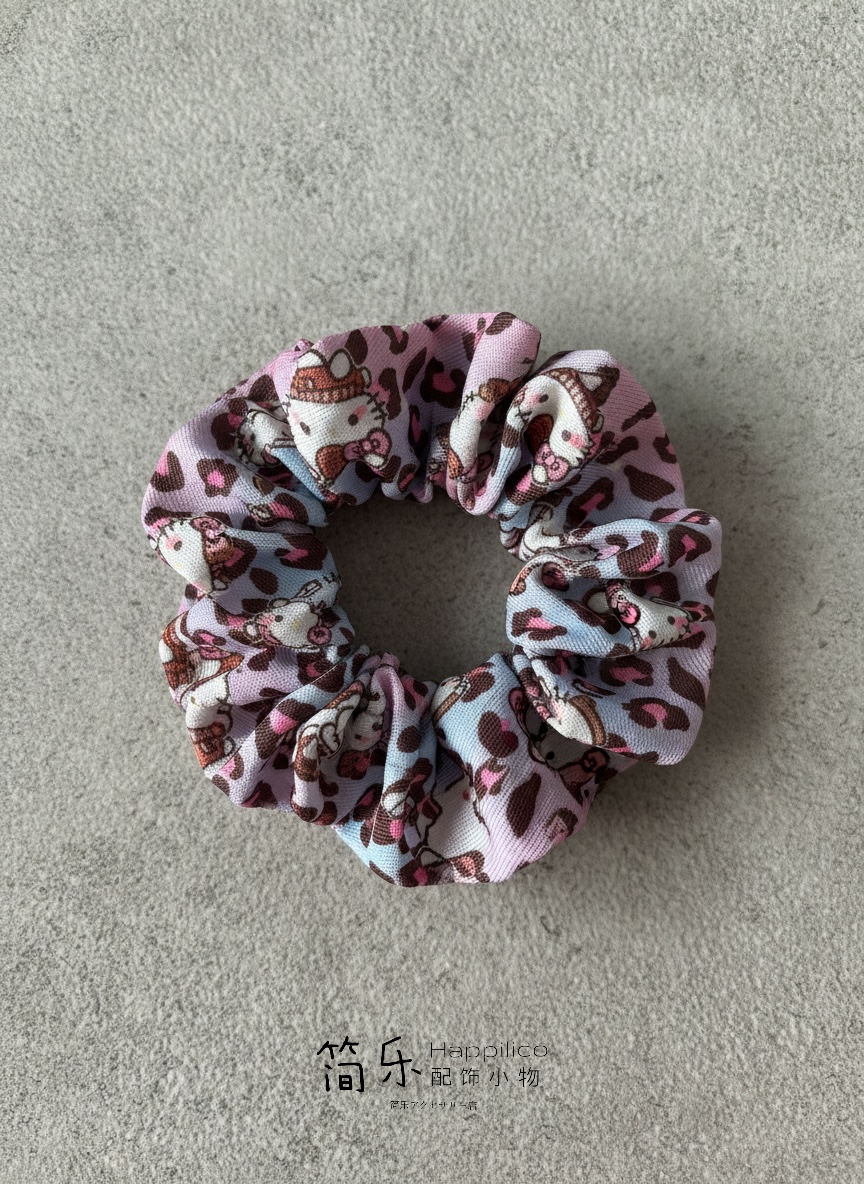 Kawaii character scrunchy