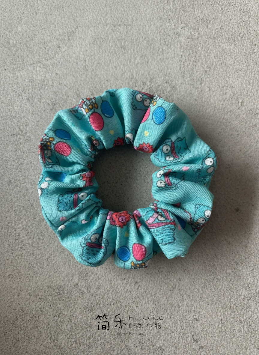 Kawaii character scrunchy