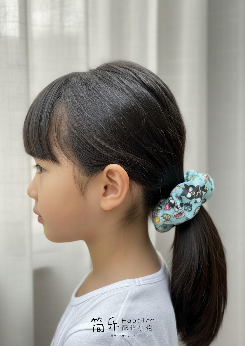 Kawaii character scrunchy