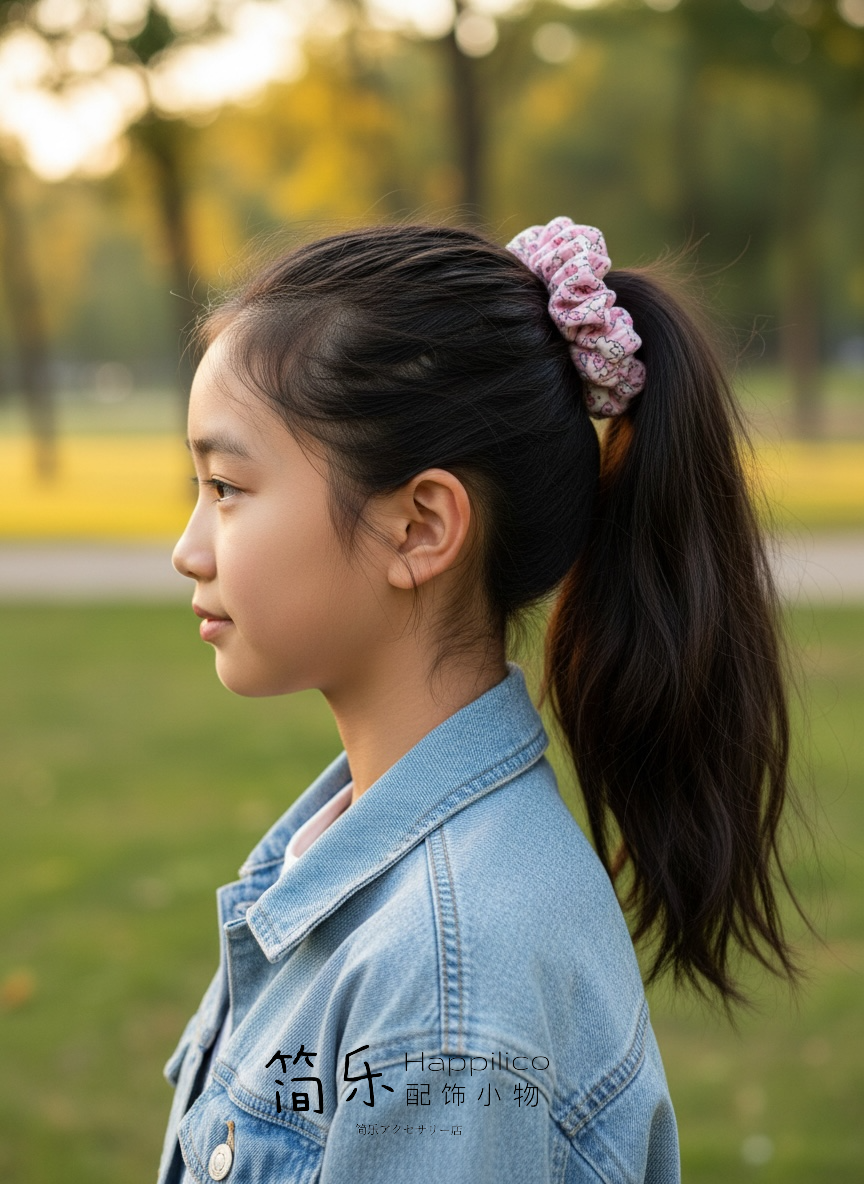 Kawaii character scrunchy