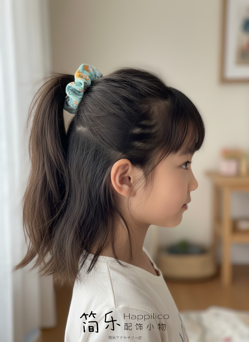 Kawaii character scrunchy