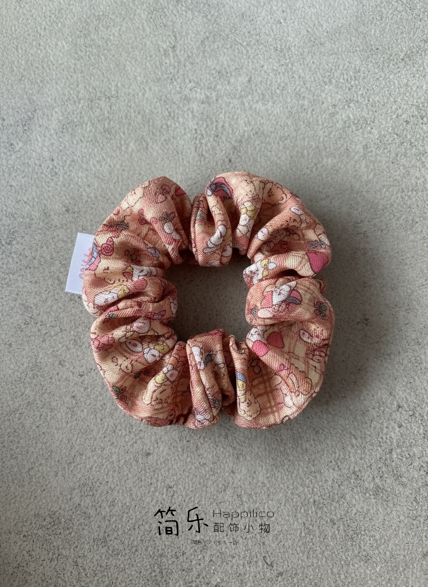 Kawaii character scrunchy
