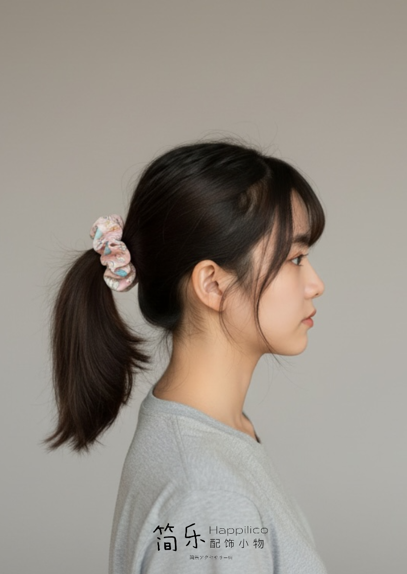 Kawaii character scrunchy