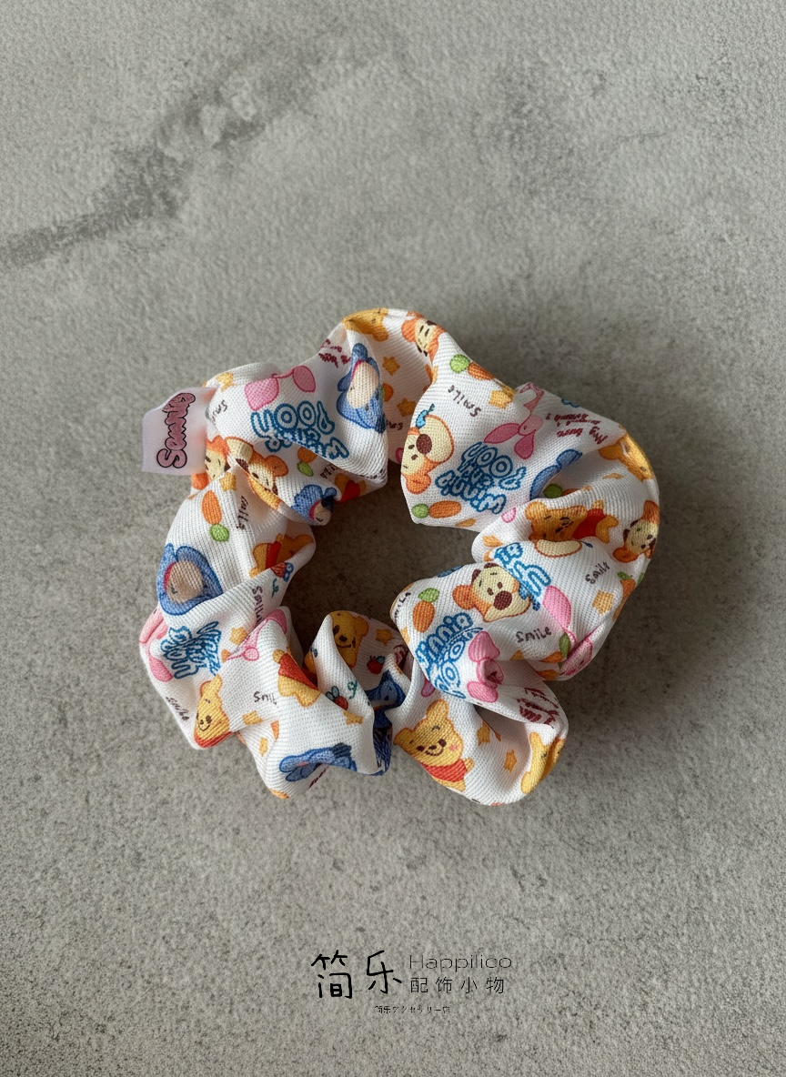 Kawaii character scrunchy