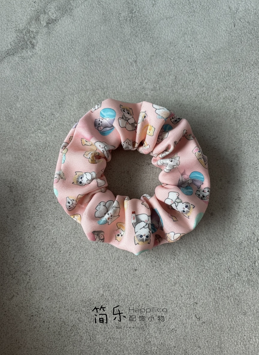Kawaii character scrunchy