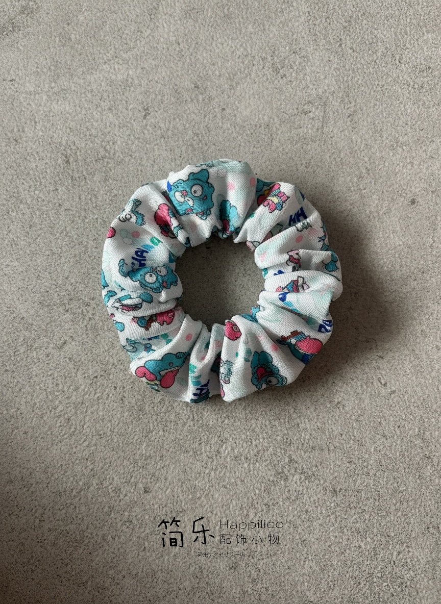 Kawaii character scrunchy