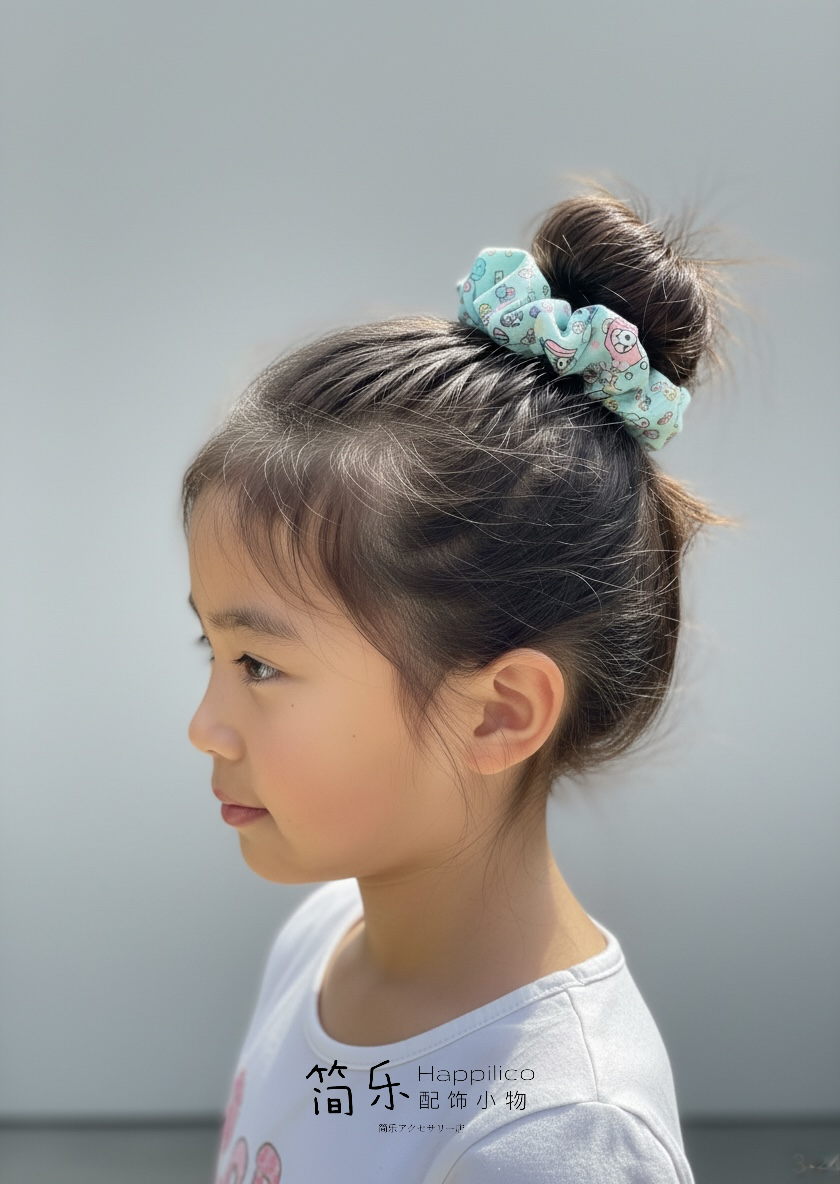 Kawaii character scrunchy