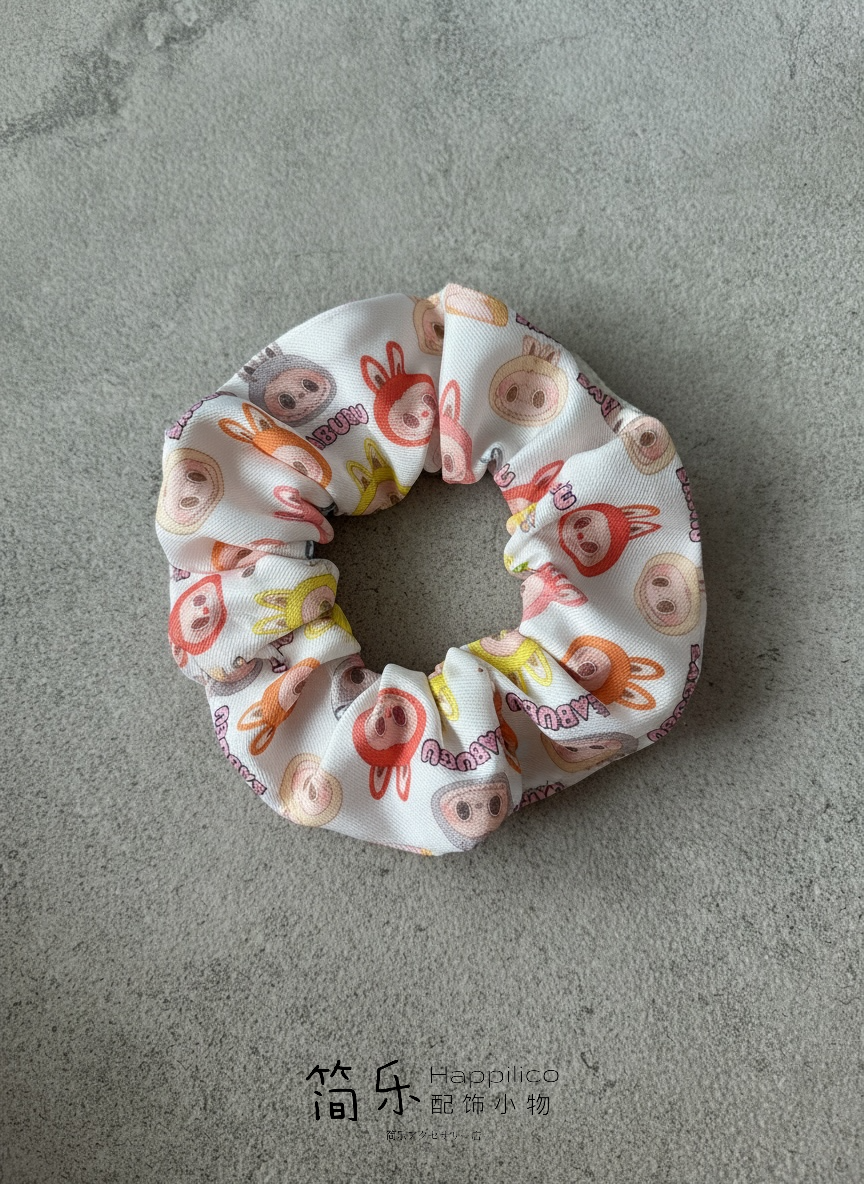 Kawaii character scrunchy
