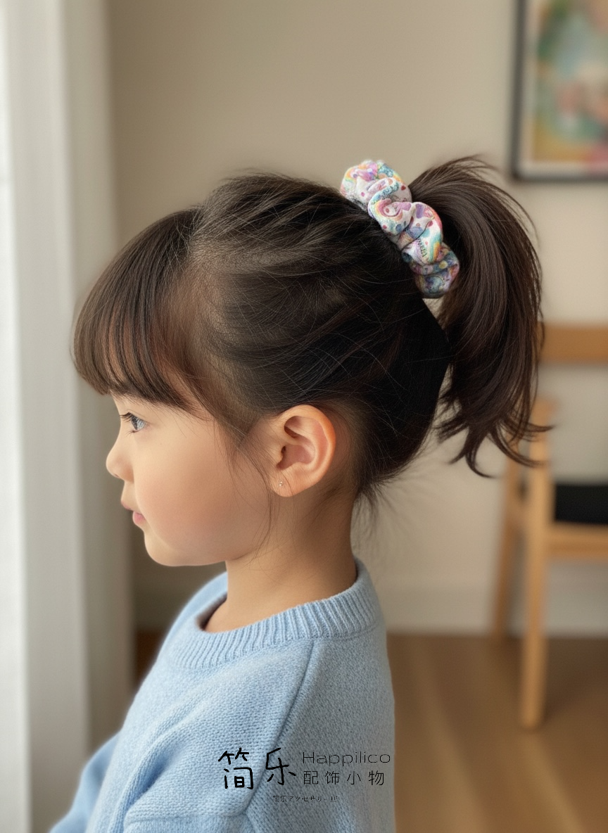 Kawaii character scrunchy