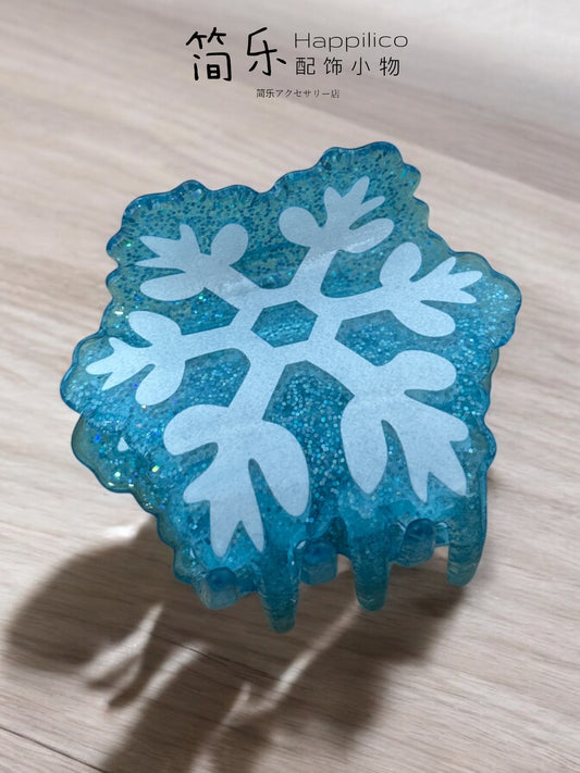 Christmas claw series - Acetate Snowflake